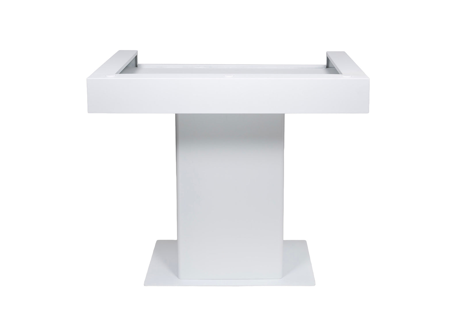 B-Stock: Headliner HL30001 Malibu Portable DJ Podium with Countertop and Base Column - White