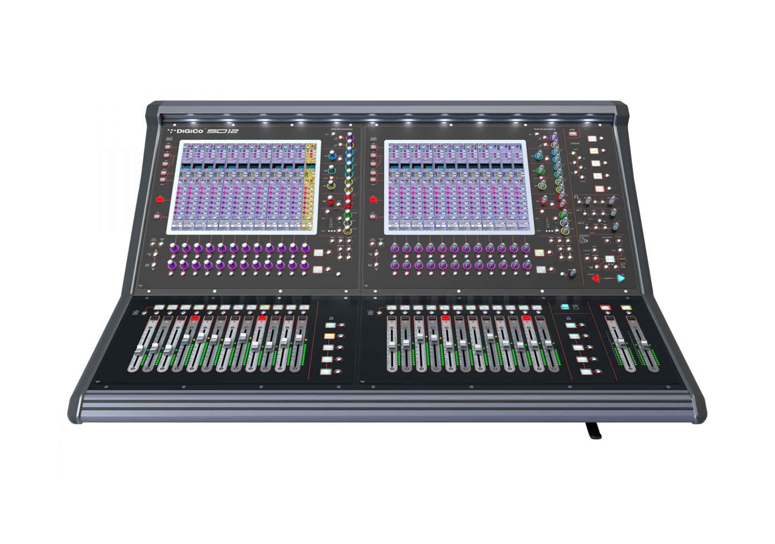 DiGiCo X-SD12-96-D2M-RP Digital Mixing Console with D2M Rack Package and MADI Interface