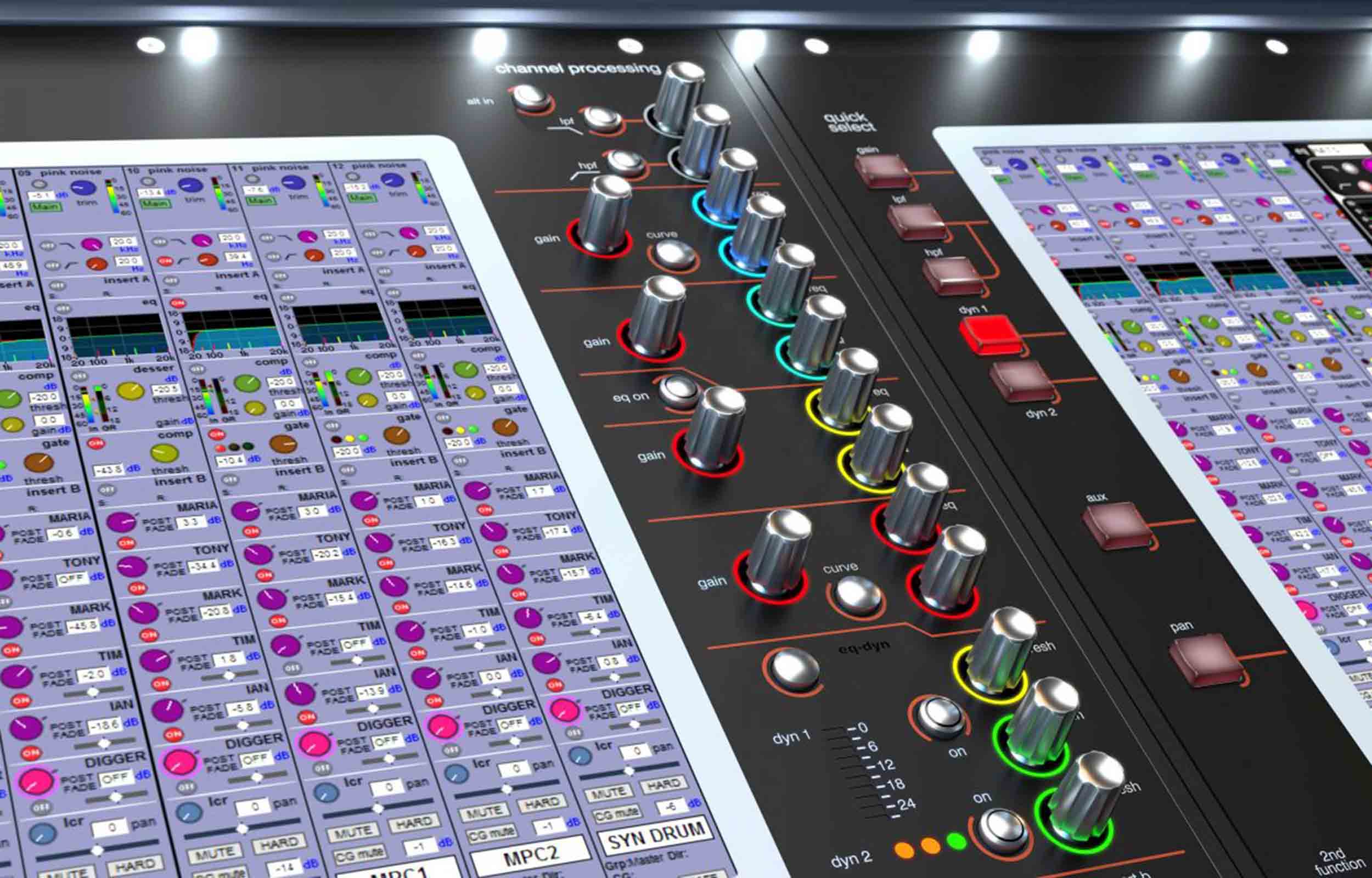 DiGiCo X-SD12-96-D2M-RP Digital Mixing Console with D2M Rack Package and MADI Interface