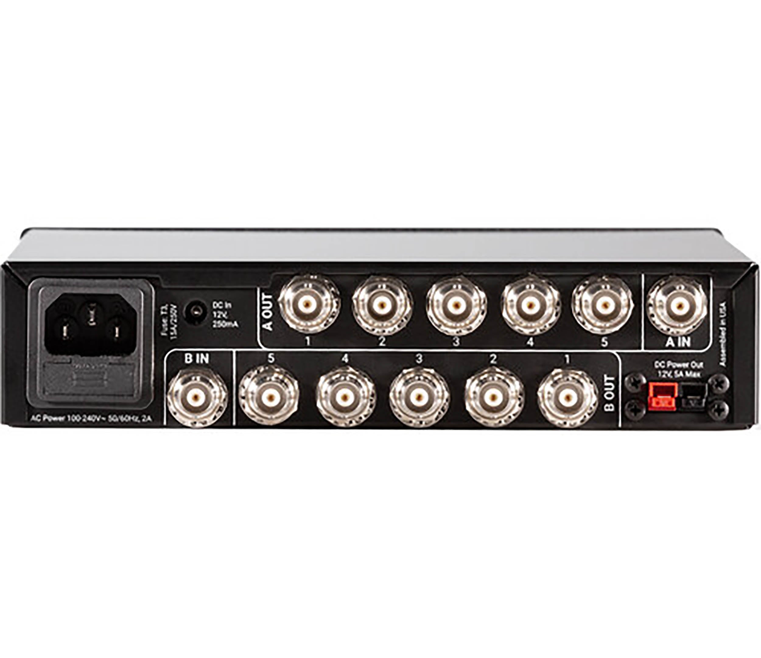 RF Venue DISTRO5HDR 5-Channel UHF Antenna Distribution System for Wireless Microphones