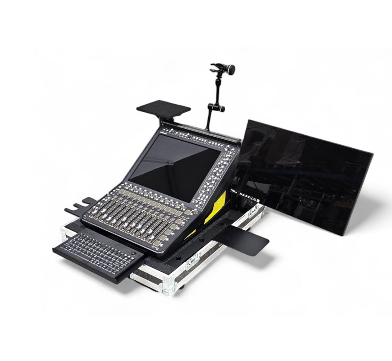DiGiCo FC-Q112-SKB Flight Case with Pullout Keyboard on Casters for Q112 Console