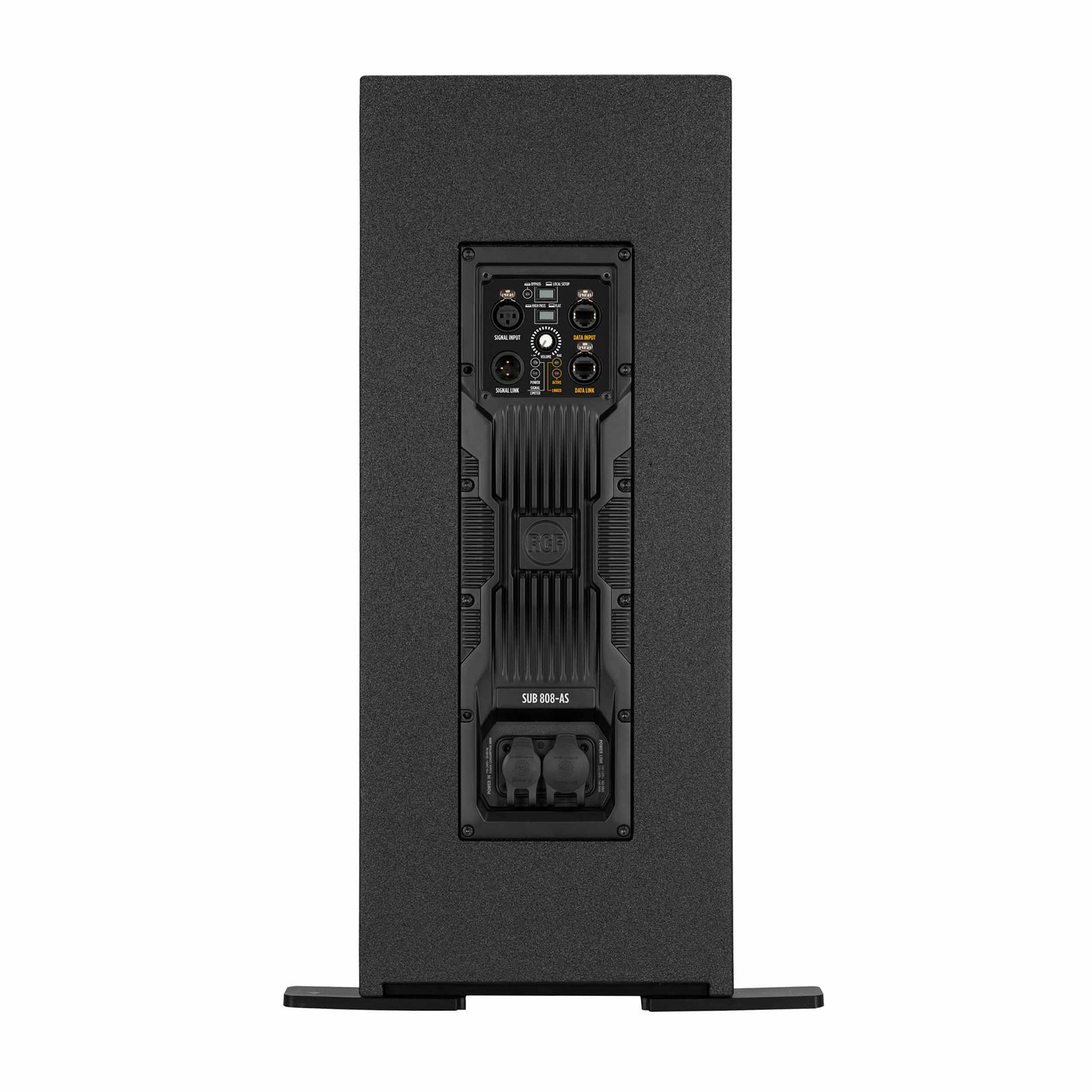RCF SUB 808-AS Subwoofer Actif Double 8" 2000W Haute Performance - Noir