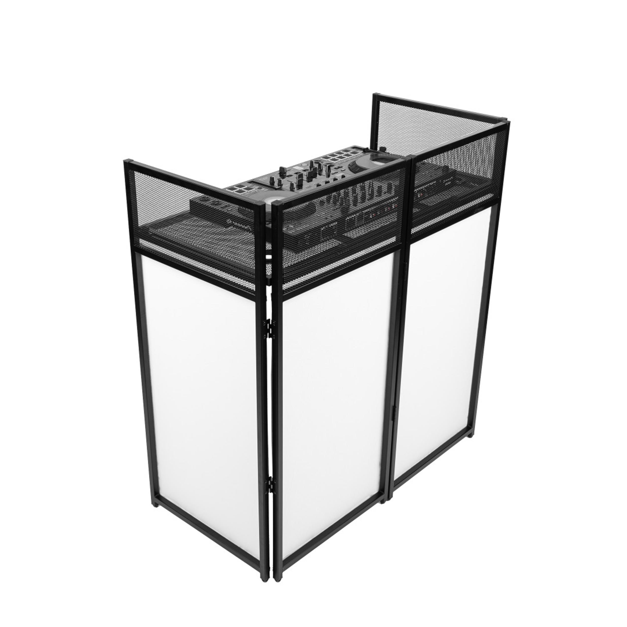 Gator GFW-DJFACADE Collapsible DJ Facade with Black and White Scrims and Carry Bag