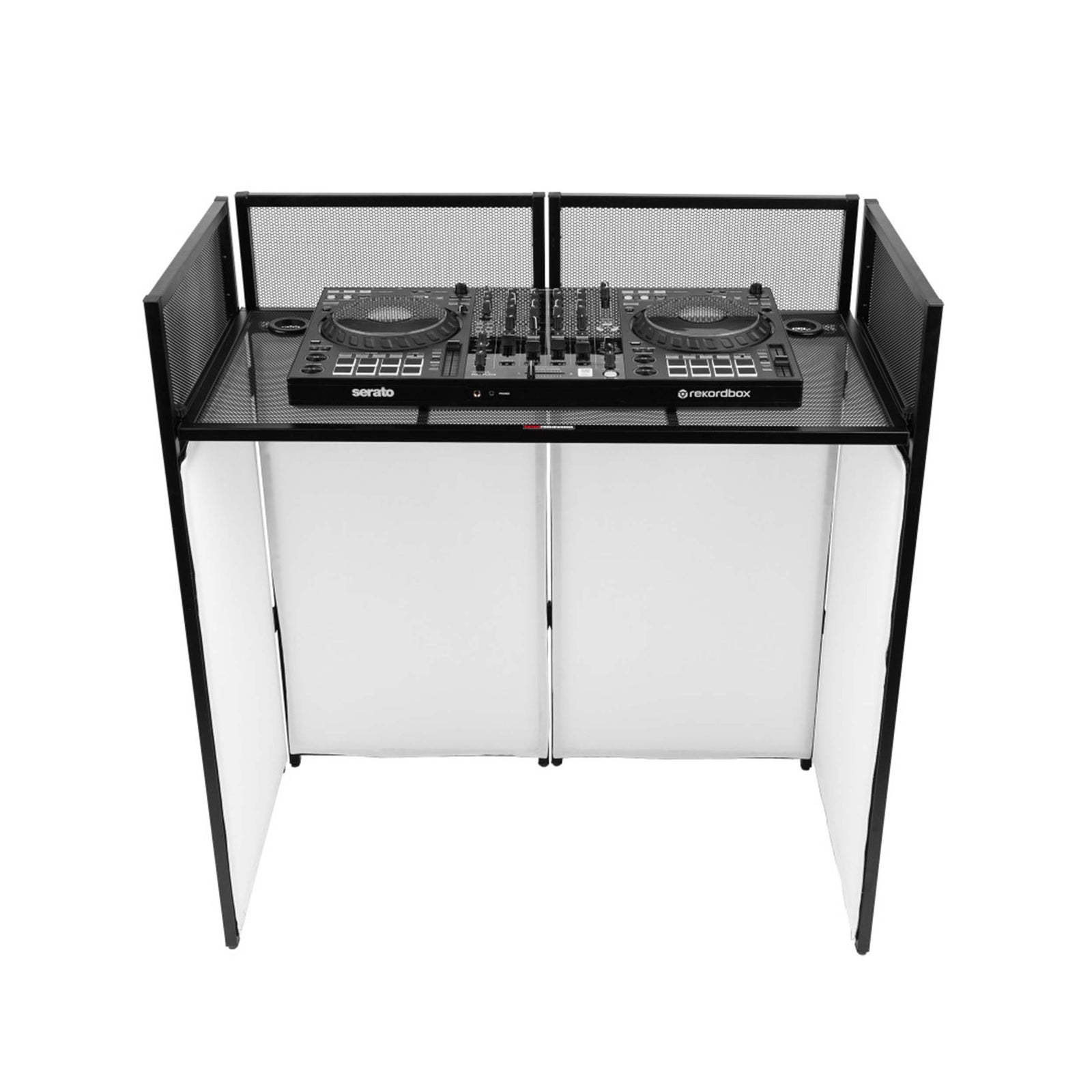 Gator GFW-DJFACADE Collapsible DJ Facade with Black and White Scrims and Carry Bag