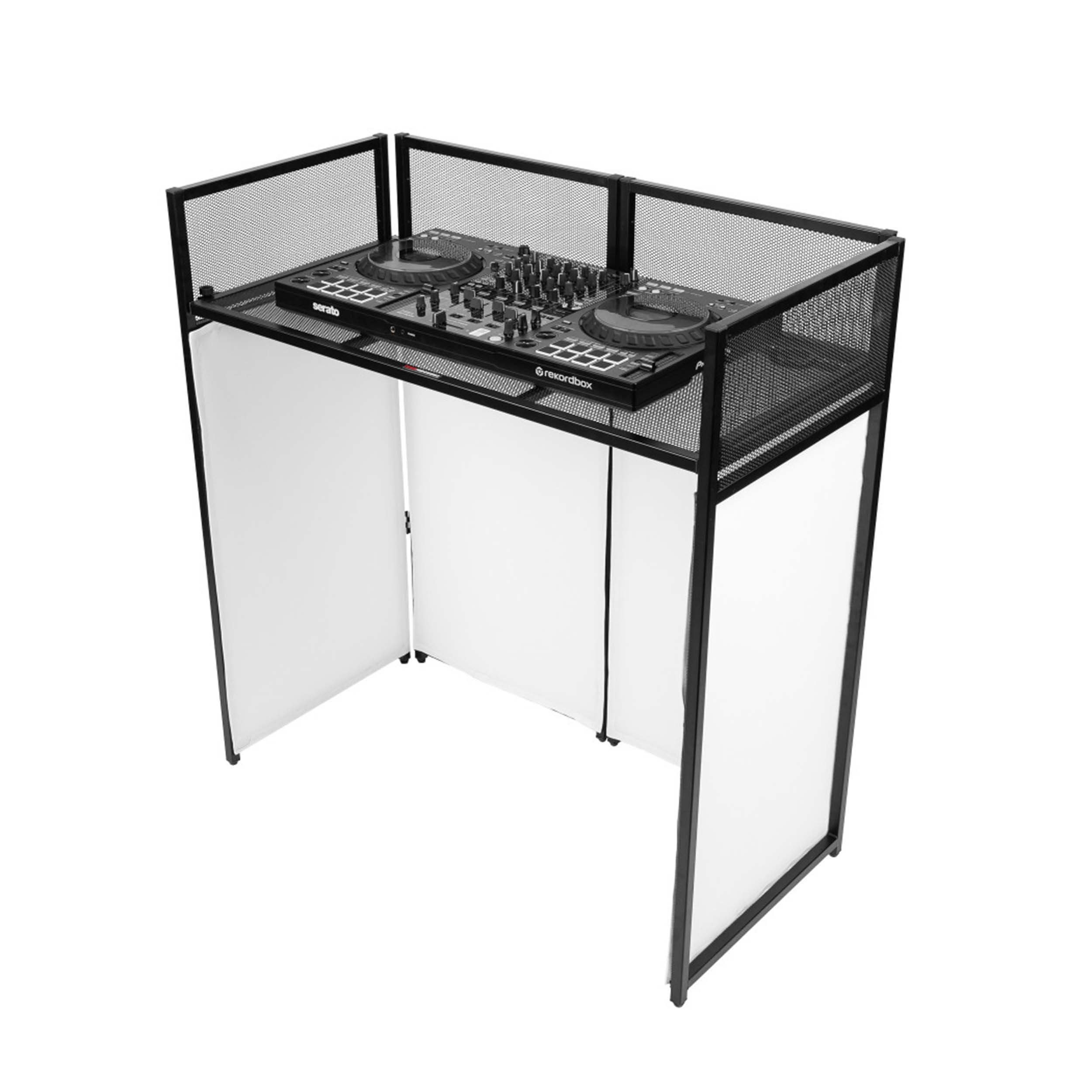 Gator GFW-DJFACADE Collapsible DJ Facade with Black and White Scrims and Carry Bag