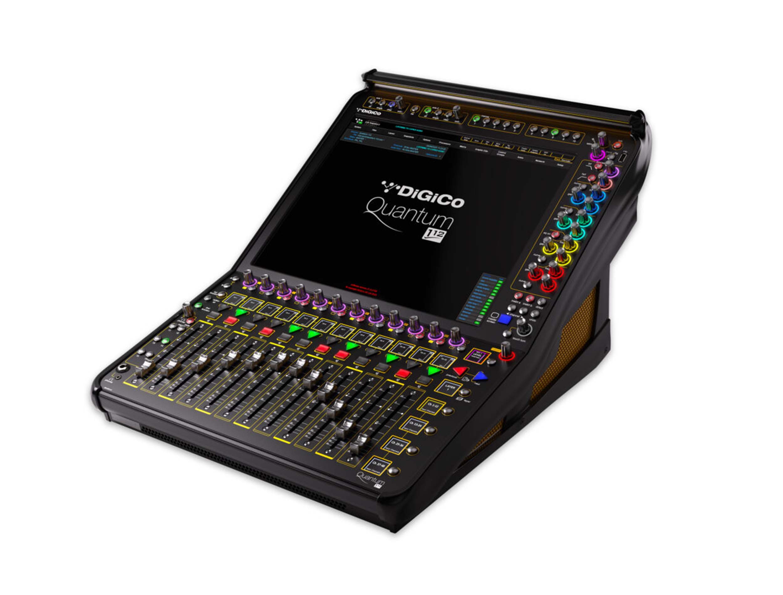 DiGiCo X-Q112-WS-OP Digital Mixing Console with Waves SoundGrid and OpticalCON Optocore Connector
