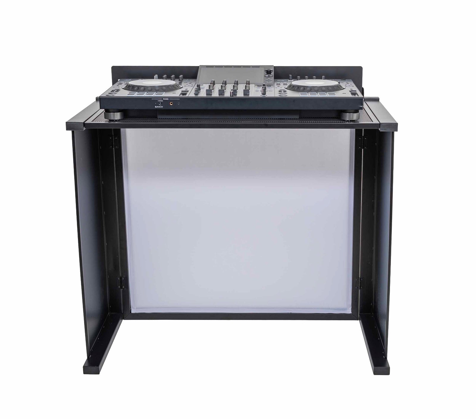 Headliner HL30080 Solana Portable DJ Booth with Carry Bag - Black
