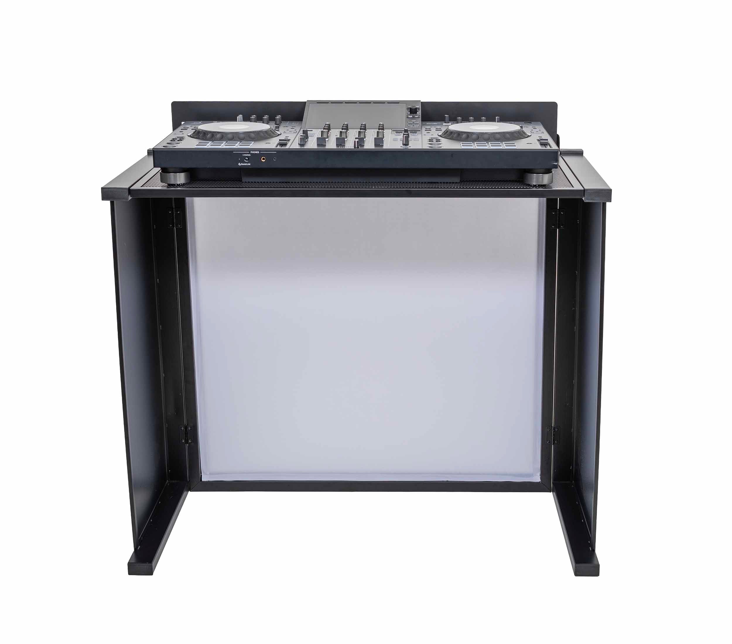 Headliner HL30080 Solana Portable DJ Booth with Carry Bag - Black