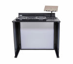 Headliner HL30080 Solana Portable DJ Booth with Carry Bag - Black