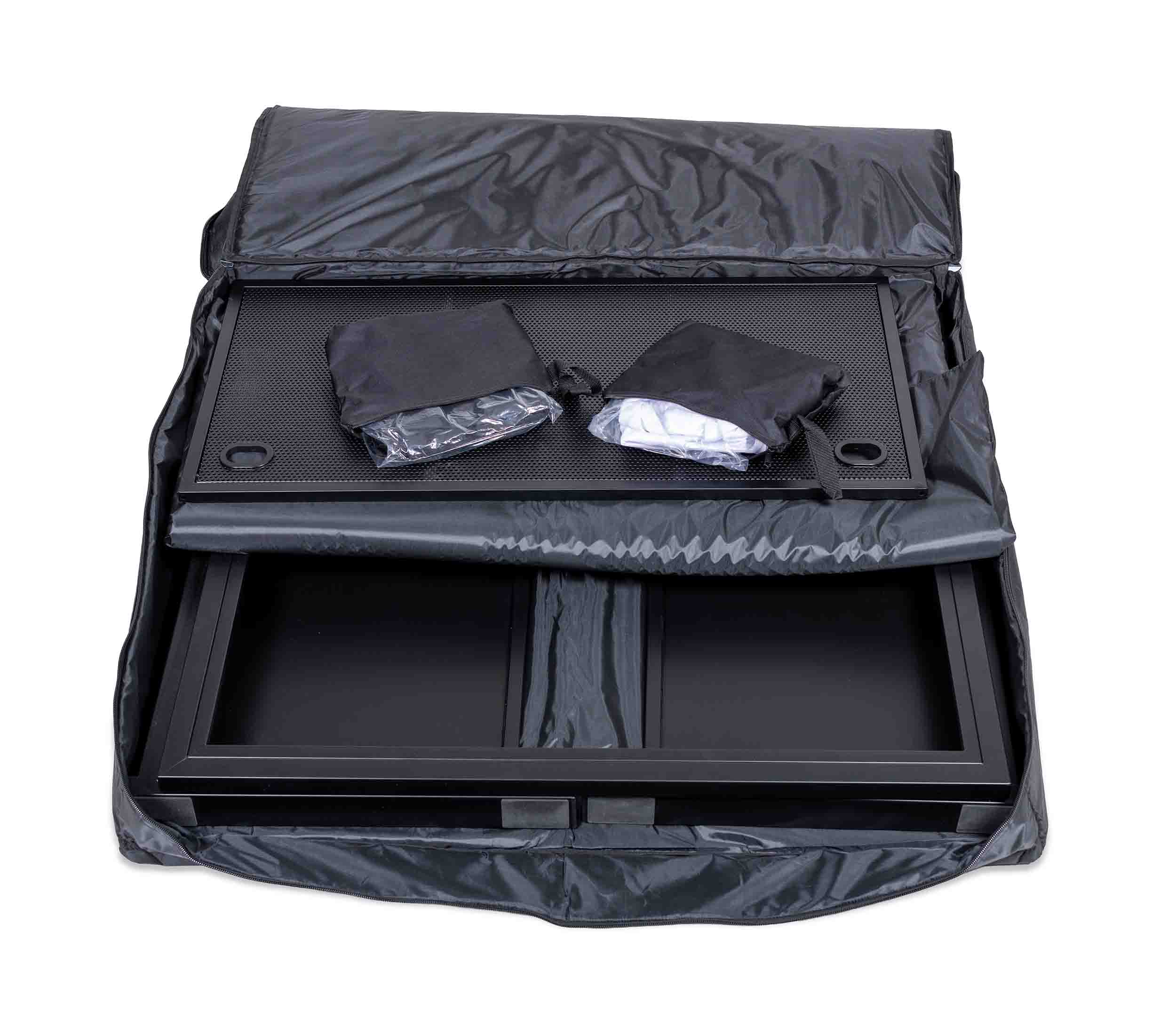 Headliner HL30080 Solana Portable DJ Booth with Carry Bag - Black