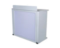 Headliner HL30081 Solana Portable DJ Booth with Carry Bag - White