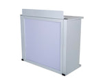 Headliner HL30081 Solana Portable DJ Booth with Carry Bag - White