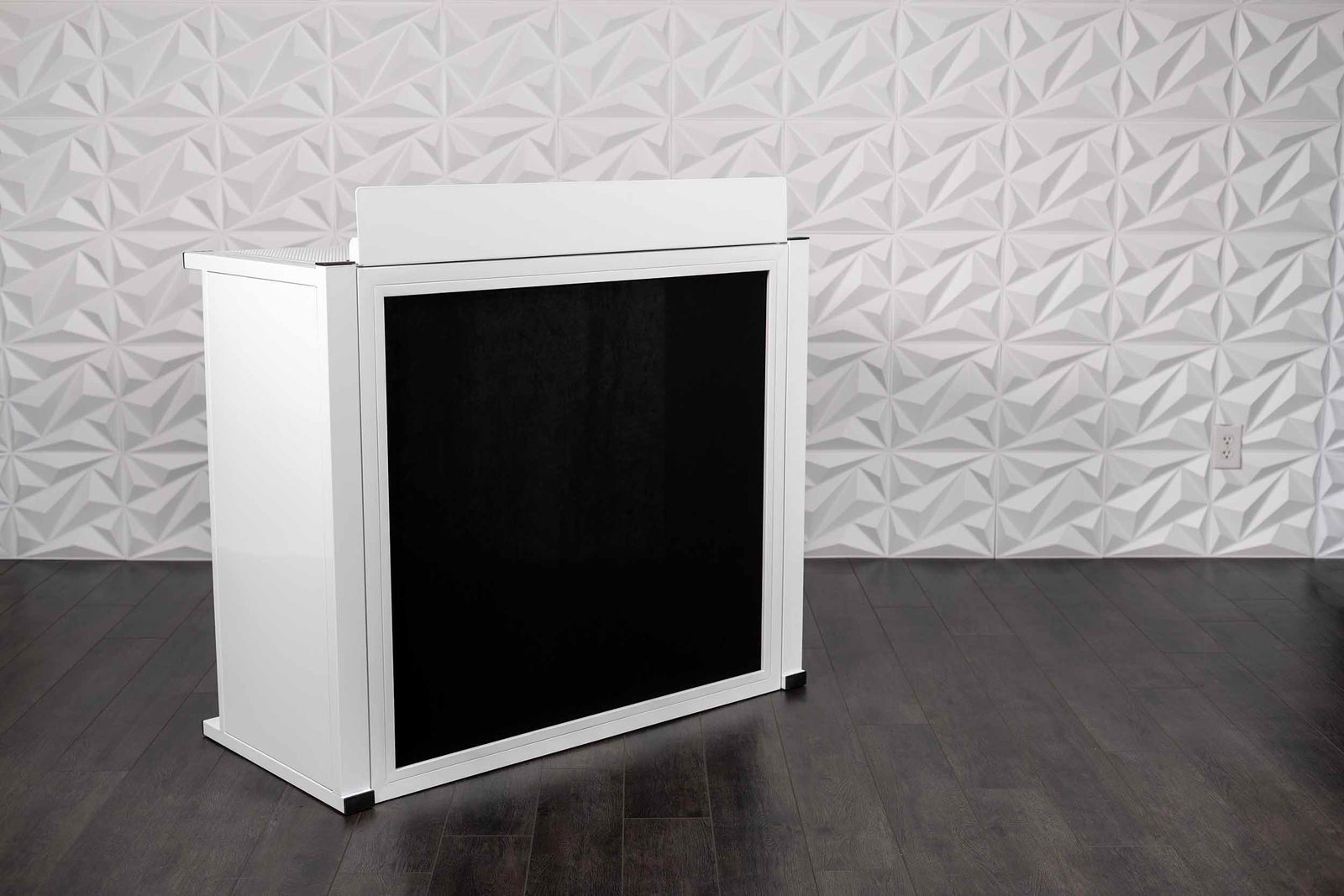Headliner HL30081 Solana Portable DJ Booth with Carry Bag - White