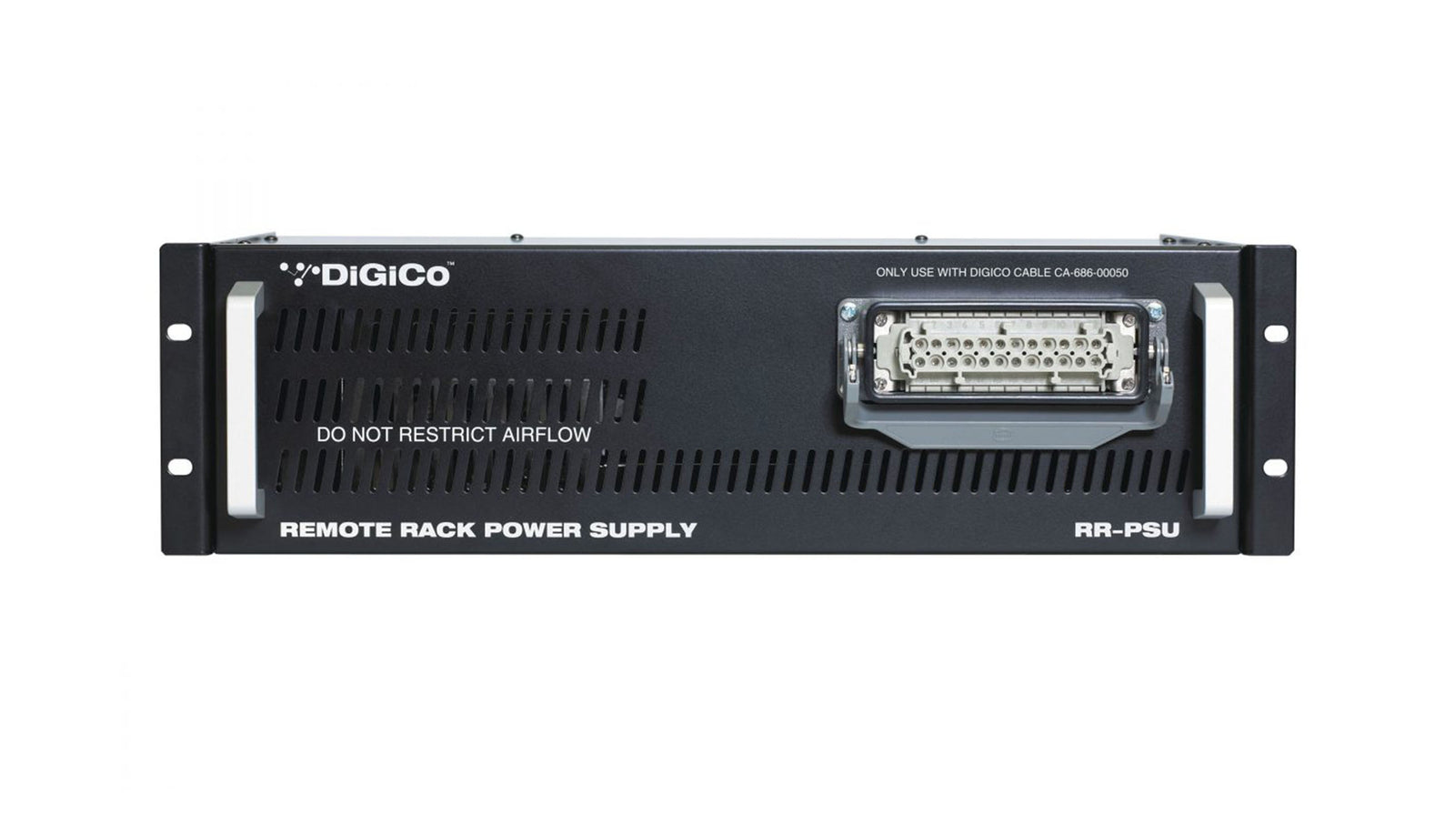 DiGiCo MOD-SDRR-PSU, 3U Rackmount Module with Two PSU Sockets for SD10, SD8, SD9