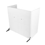 Gator GFW-DJFACADE-TVM Collapsible DJ Facade with TV Mount and Carrying Bag