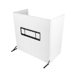 Gator GFW-DJFACADE-TVM Collapsible DJ Facade with TV Mount and Carrying Bag