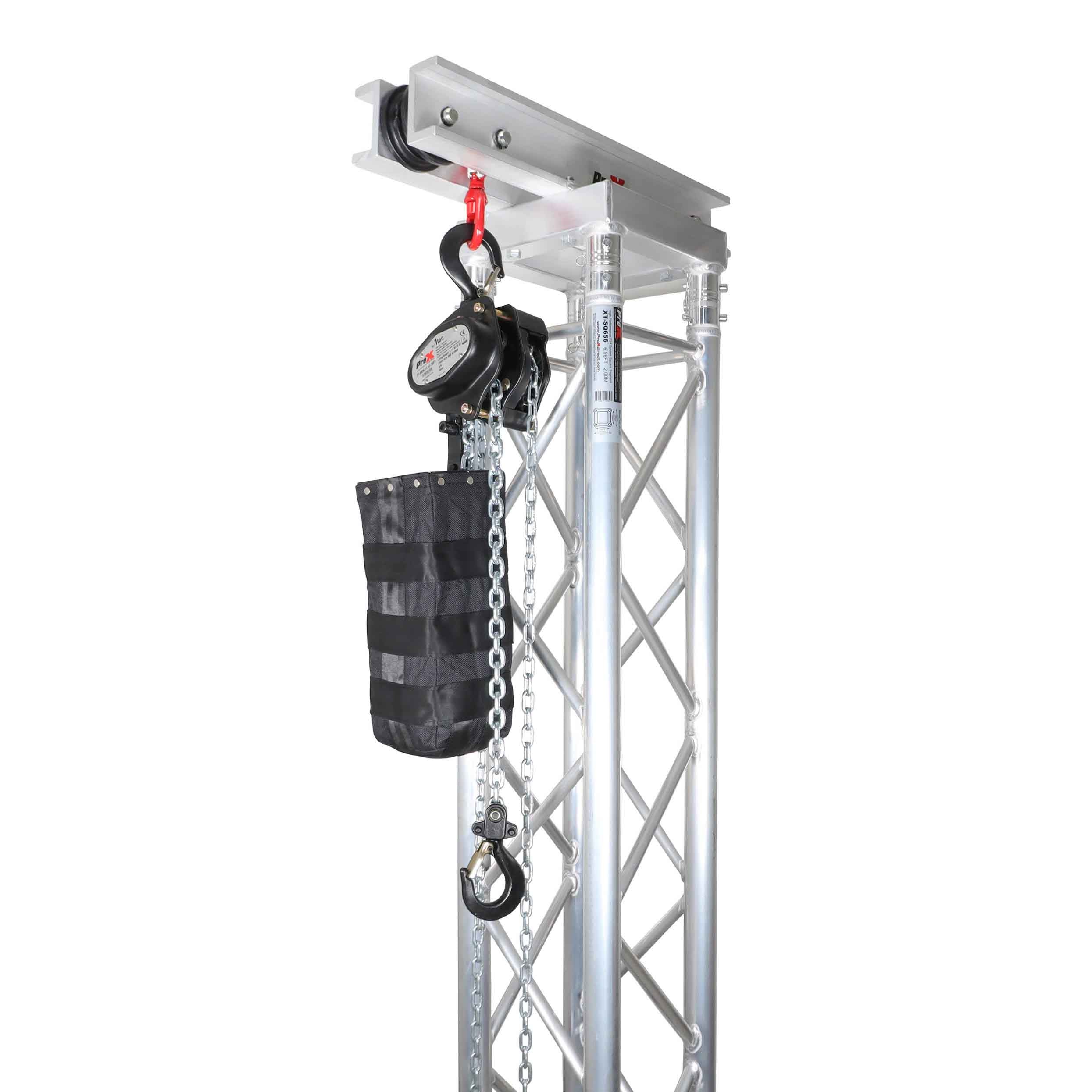 ProX XT-MCH1TX2-30FT Pair of 1-Ton Manual Chain Hoists with 30-ft Chain for Stage Truss