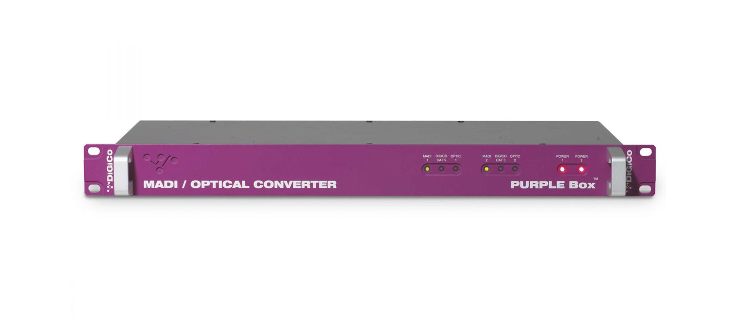 DiGiCo X-PB-ST Purple Box Multi-Mode Fiber Converter with Standard (ST) Connector