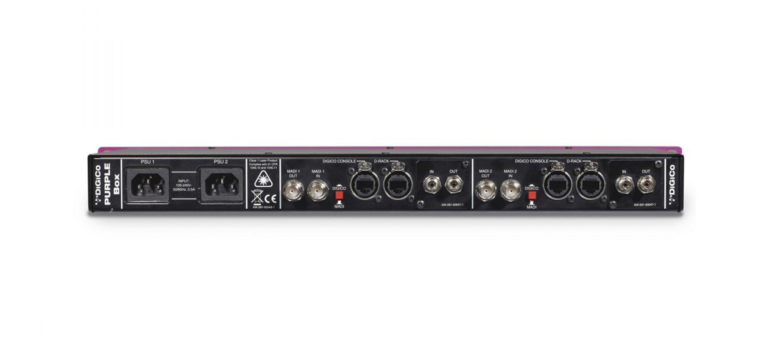 DiGiCo X-PB-ST Purple Box Multi-Mode Fiber Converter with Standard (ST) Connector