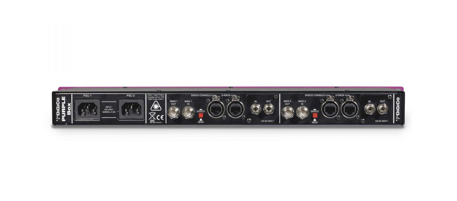 DiGiCo X-PB-SMOP Purple Box Single-Mode Fiber Converter with HMA Optical Connector