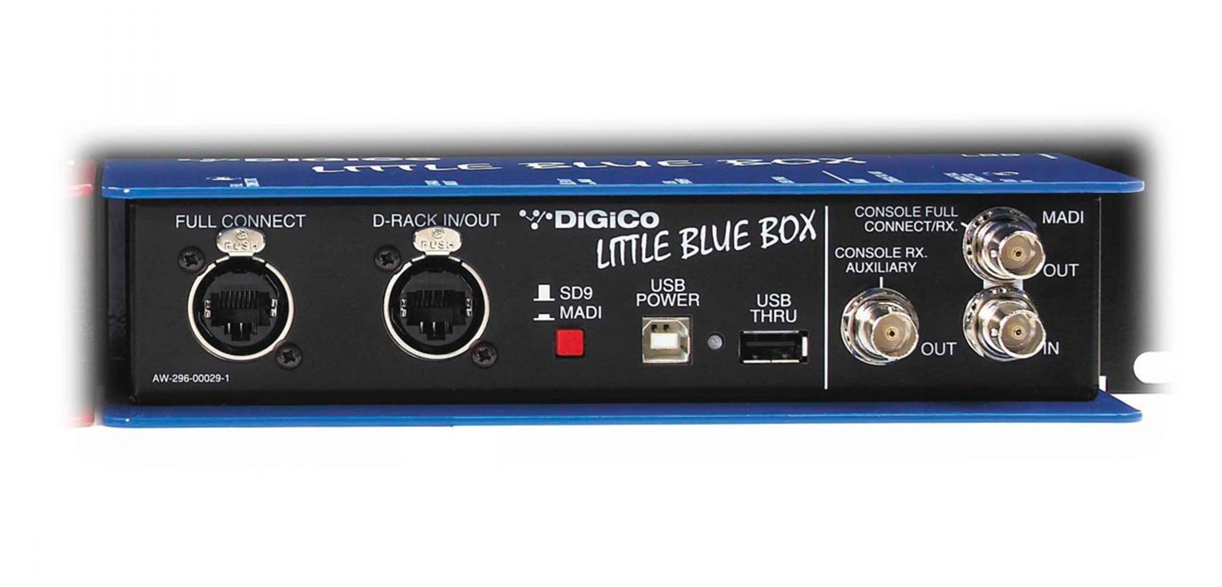 DiGiCo X-LBB Little Blue Box BNC to Cat5e Converter for D-Rack Console Sharing