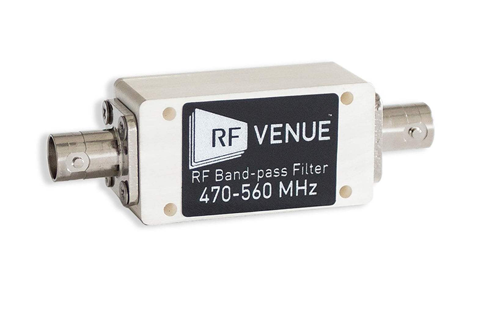 RF Venue Band-Pass Filter for Wireless Microphone Systems