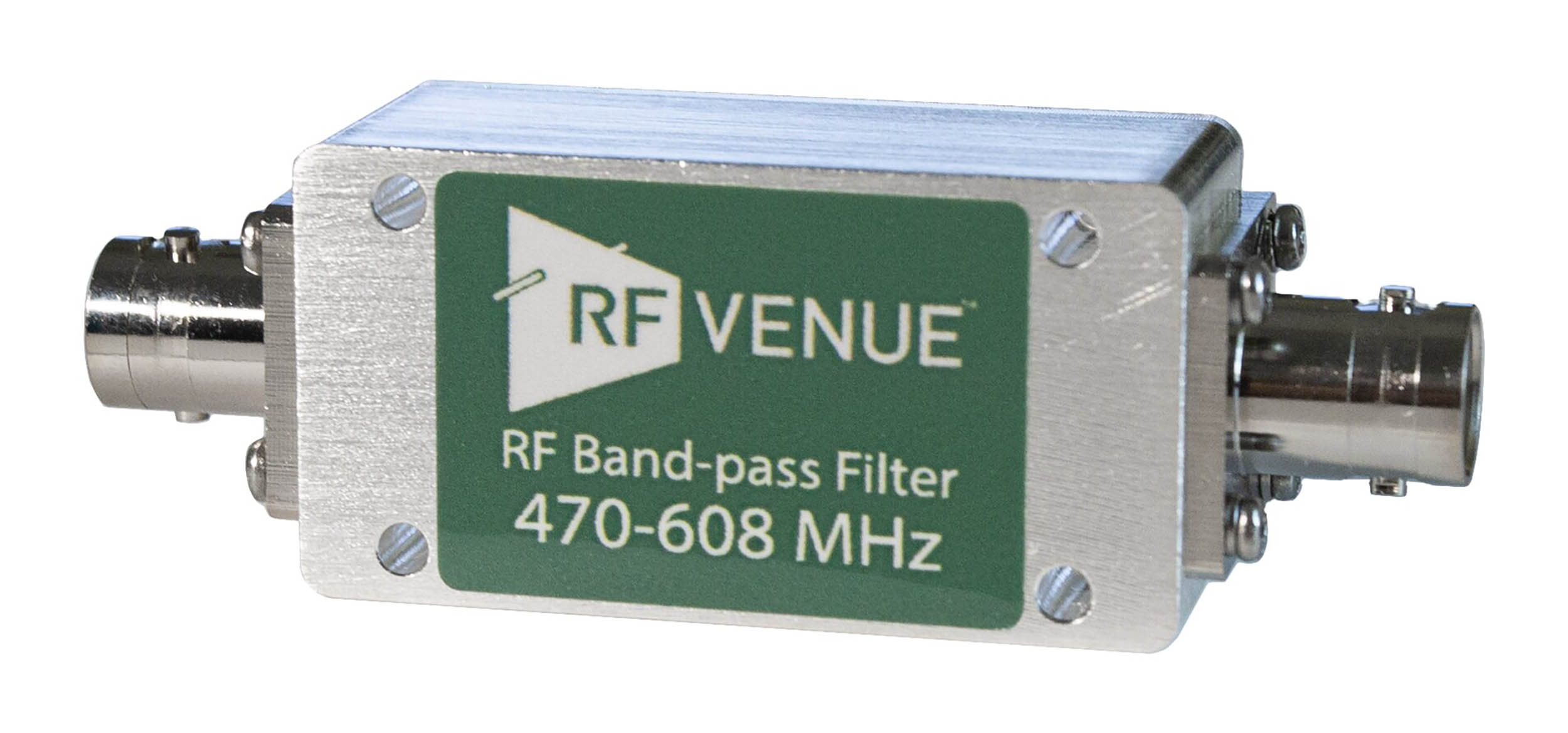 RF Venue Band-Pass Filter for Wireless Microphone Systems