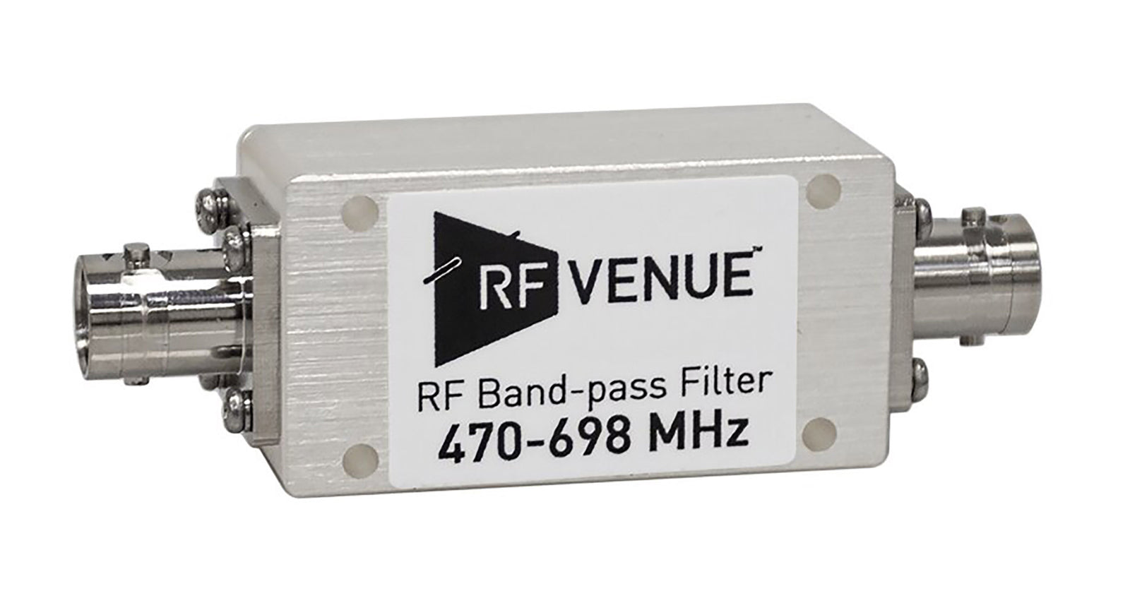 RF Venue Band-Pass Filter for Wireless Microphone Systems