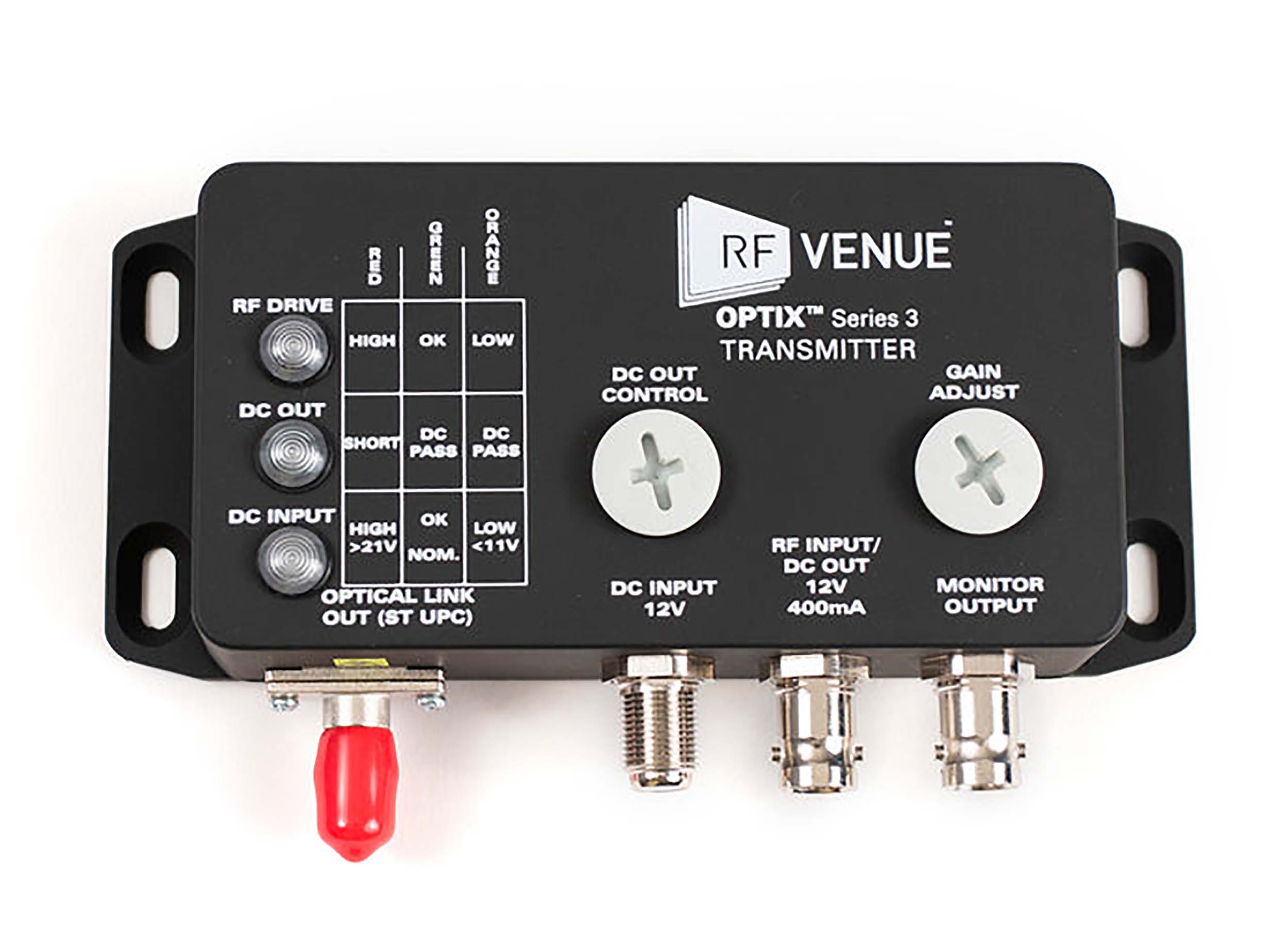 RF Venue OPTIX Series 3 RF-over-Fiber Antenna Distribution System