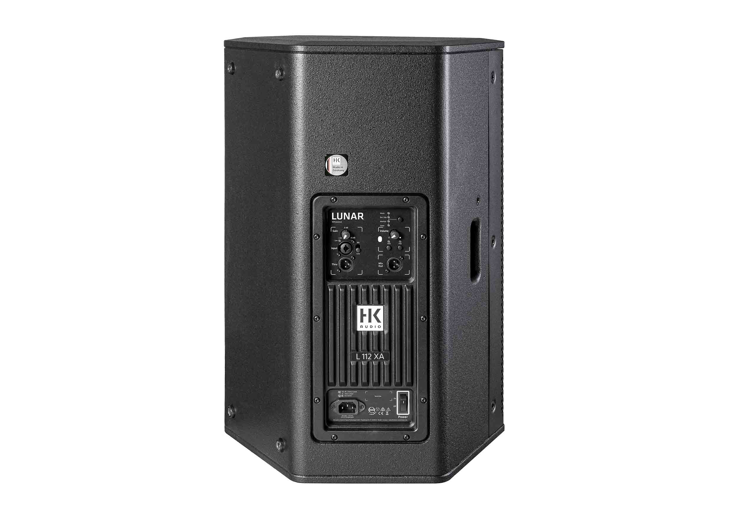 HK Audio LUNAR 112 XA 12-in Premium Active PA Speaker with Bluetooth 5.4 and 32-Bit DSP - 1200W