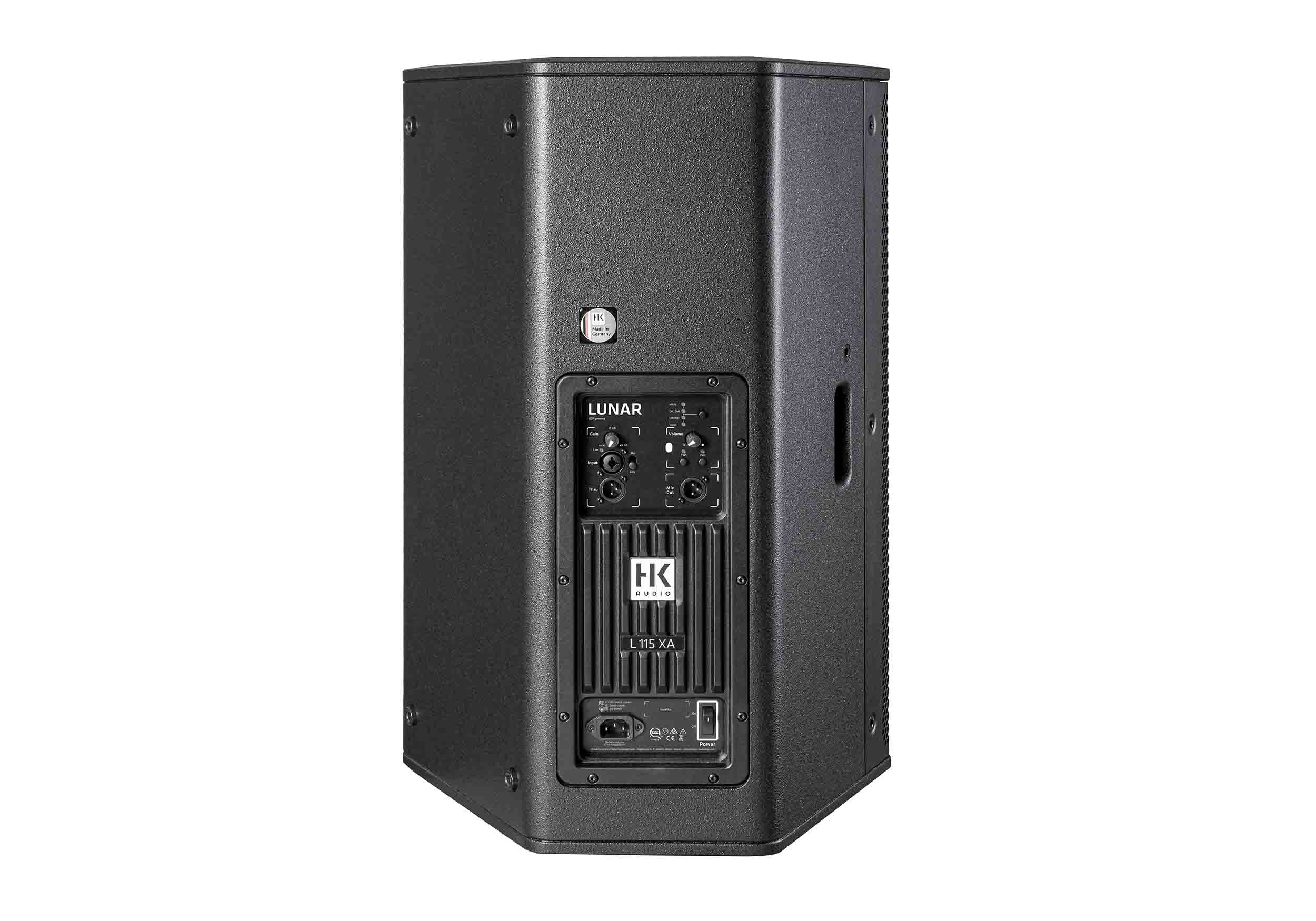 HK Audio LUNAR 115 XA 15" Active 2-Way Powered Speaker with 32-Bit DSP and Bluetooth - 1200W