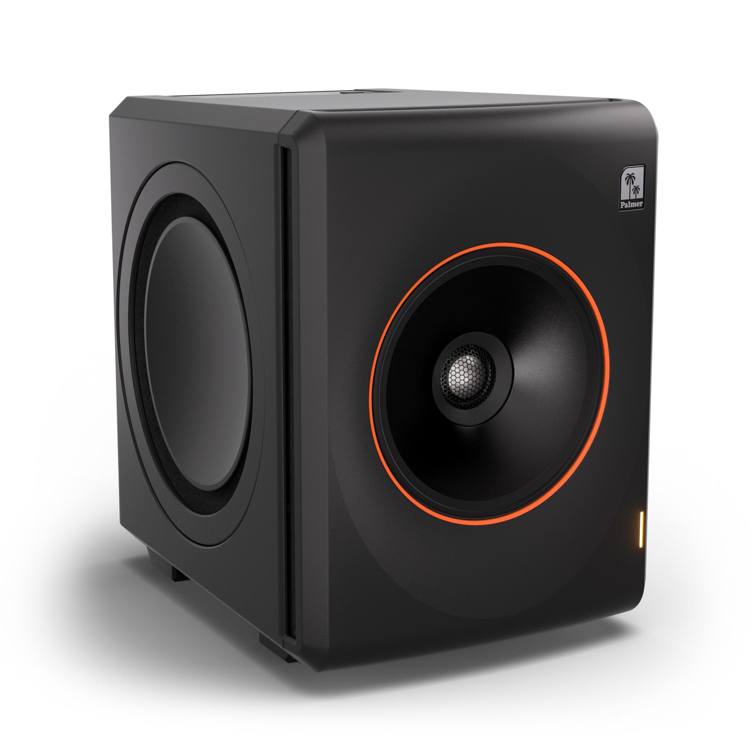 Palmer PORBIT11US Active 3-Way Studio Monitor with 1000W Class-D Amp and Dual 8" Woofers