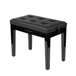 Gator GFW-KEYBENCH-HABK Adjustable Piano Bench with Storage – Black