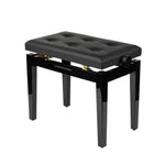Gator GFW-KEYBENCH-HABK Adjustable Piano Bench with Storage – Black