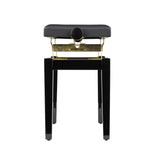 Gator GFW-KEYBENCH-HABK Adjustable Piano Bench with Storage – Black