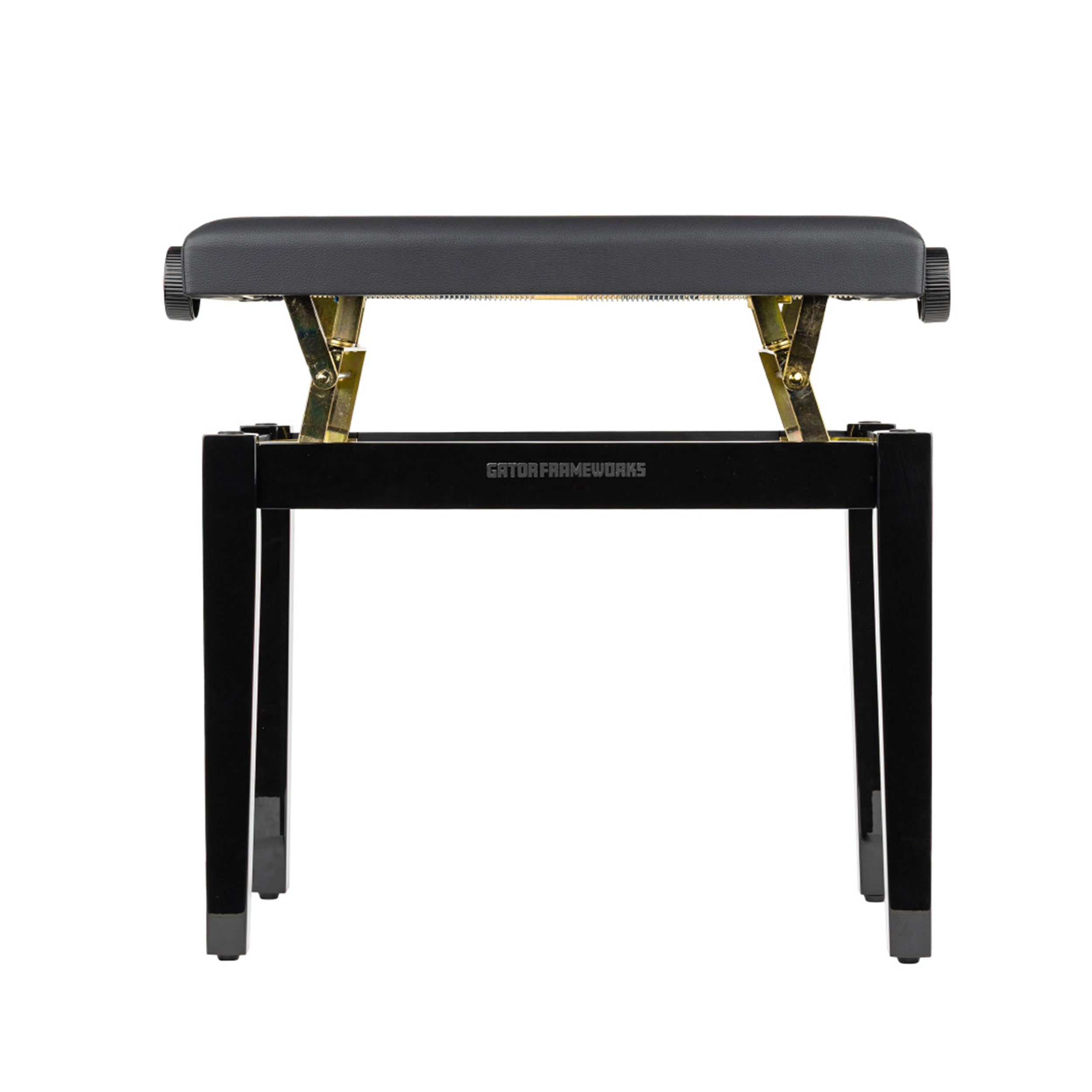 Gator GFW-KEYBENCH-HABK Adjustable Piano Bench with Storage – Black