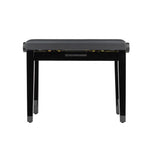 Gator GFW-KEYBENCH-HABK Adjustable Piano Bench with Storage – Black