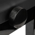 Gator GFW-KEYBENCH-HABK Adjustable Piano Bench with Storage – Black
