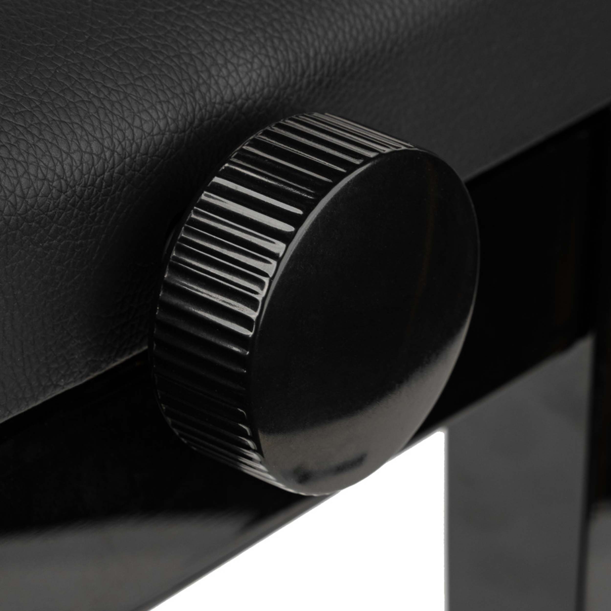 Gator GFW-KEYBENCH-HABK Adjustable Piano Bench with Storage – Black