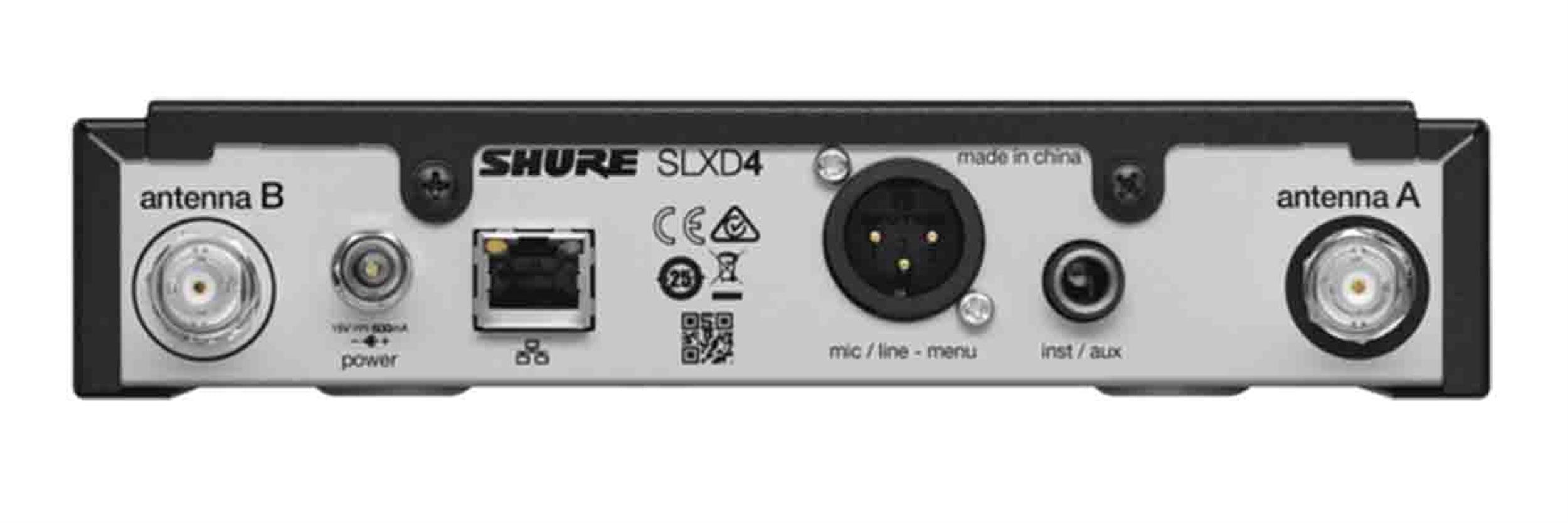 B-Stock: Shure SLXD4-G58 Digital Wireless Receiver - G58 (470-514 MHz)