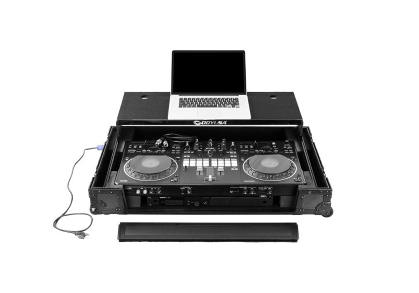 Odyssey FPR-GSREV5W1UBL Performance Ready Series 1U Flight Case with Wheels for Pioneer DJ DDJ-REV5 Controller - Black