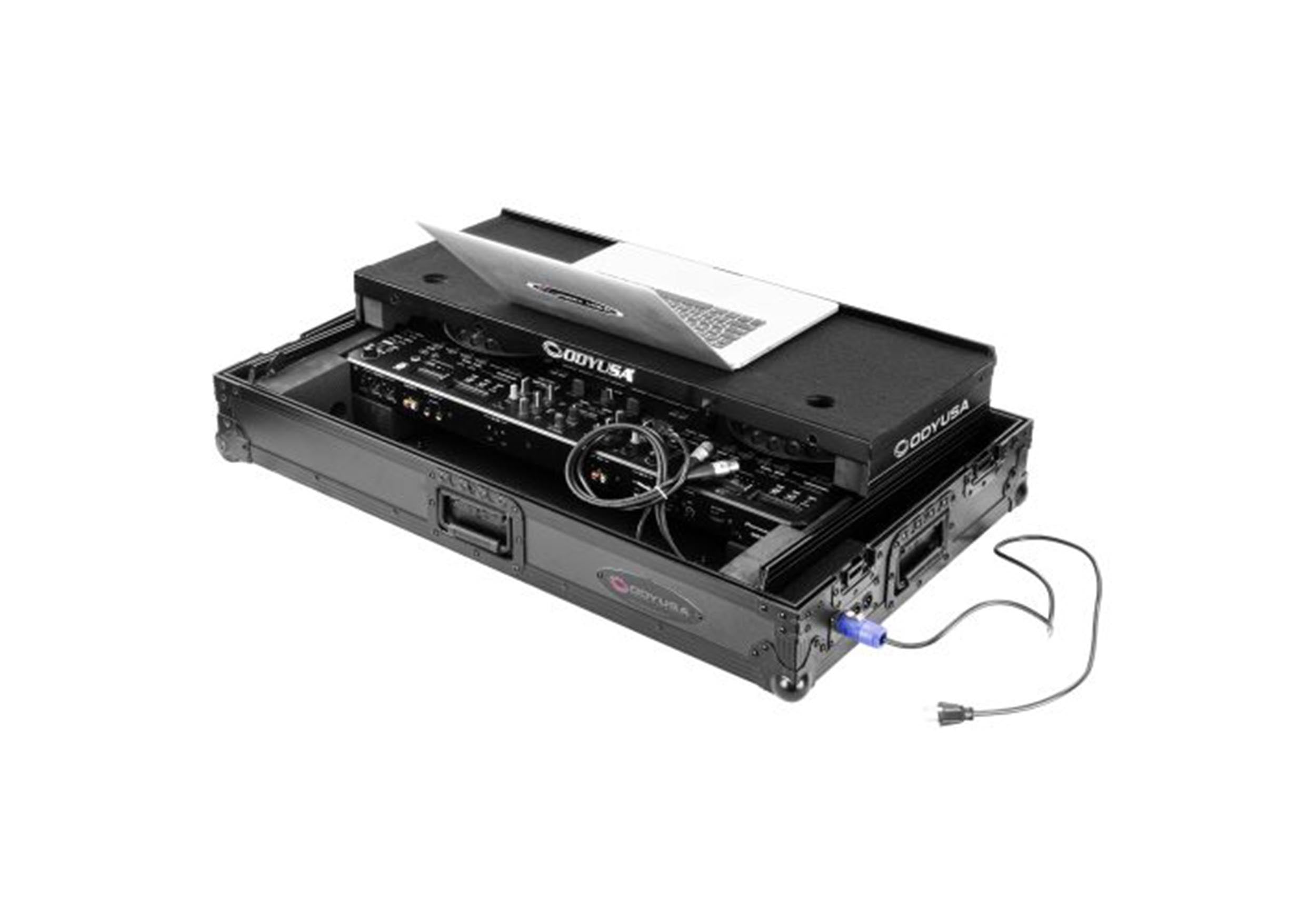 Odyssey FPR-GSREV5W1UBL Performance Ready Series 1U Flight Case with Wheels for Pioneer DJ DDJ-REV5 Controller - Black