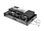 Odyssey FPR-GSSYSTEMONE1UWBL Performance Ready Series 1U Flight Case for RANE SYSTEM ONE with Wheels and Glide Style Laptop Platform - Black