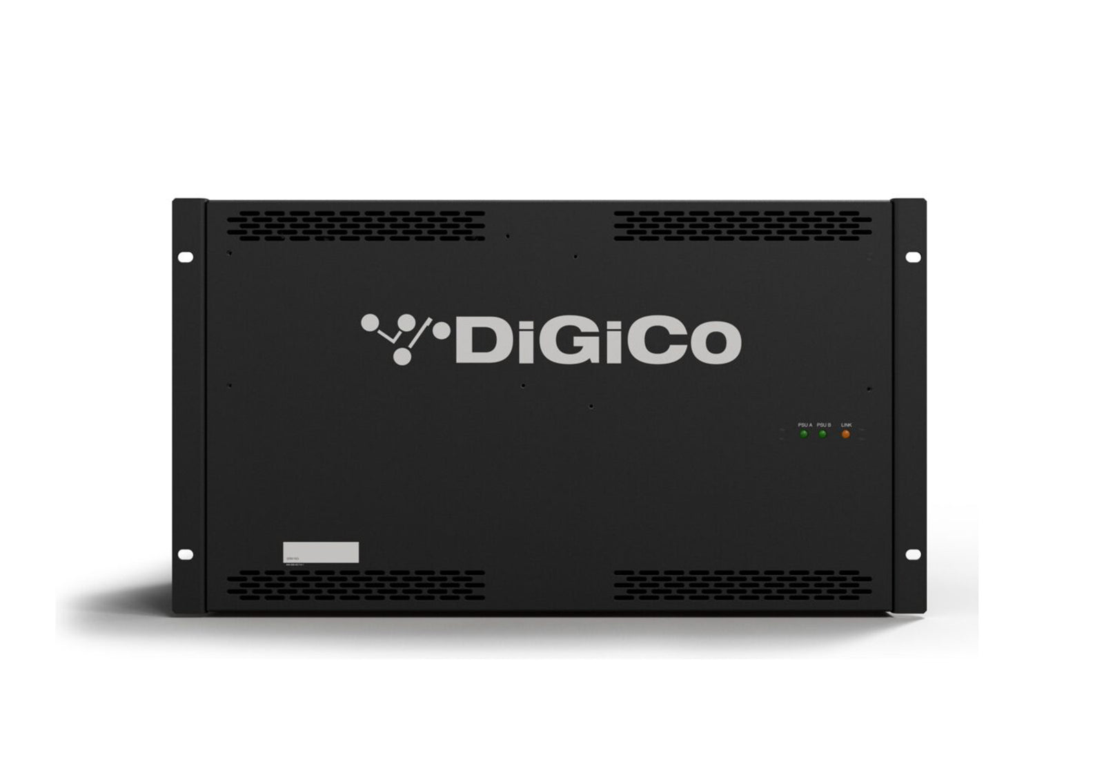 DiGiCo X-DQ-RACK 6U Dante Stage Rack with 48 Mic Input - DANTE only