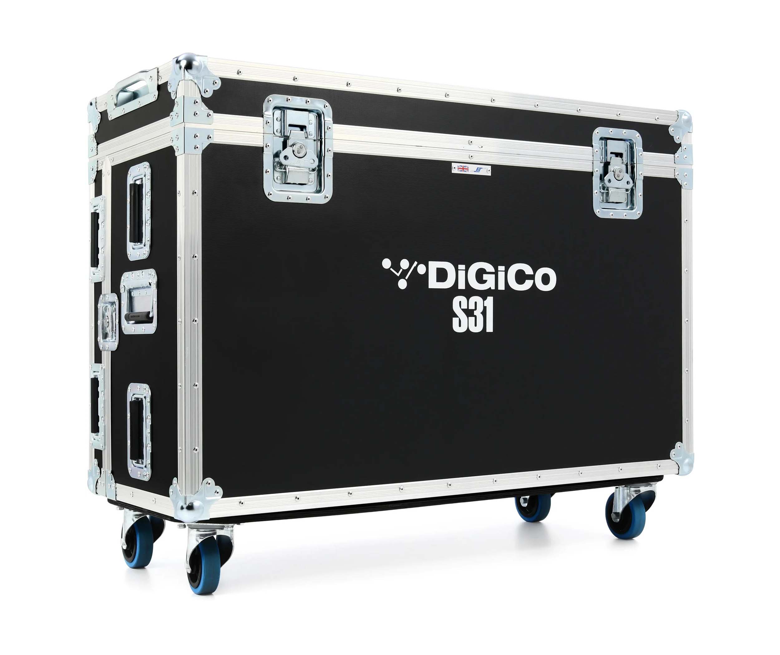 DiGiCo FC-S31 Flight Case for S31 Digital Mixing Console with Casters
