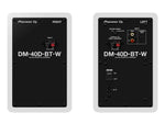 B-Stock: Pioneer DJ DM-40D-BT-W 4-inch Desktop Active Monitor Speaker with Bluetooth - White