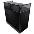 B-Stock: ProX XF-VISTA BL MK2, VISTA DJ Booth Façade Table Station with White/Black Scrim kit and Padded Travel Bag