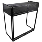 B-Stock: ProX XF-VISTA BL MK2, VISTA DJ Booth Façade Table Station with White/Black Scrim kit and Padded Travel Bag