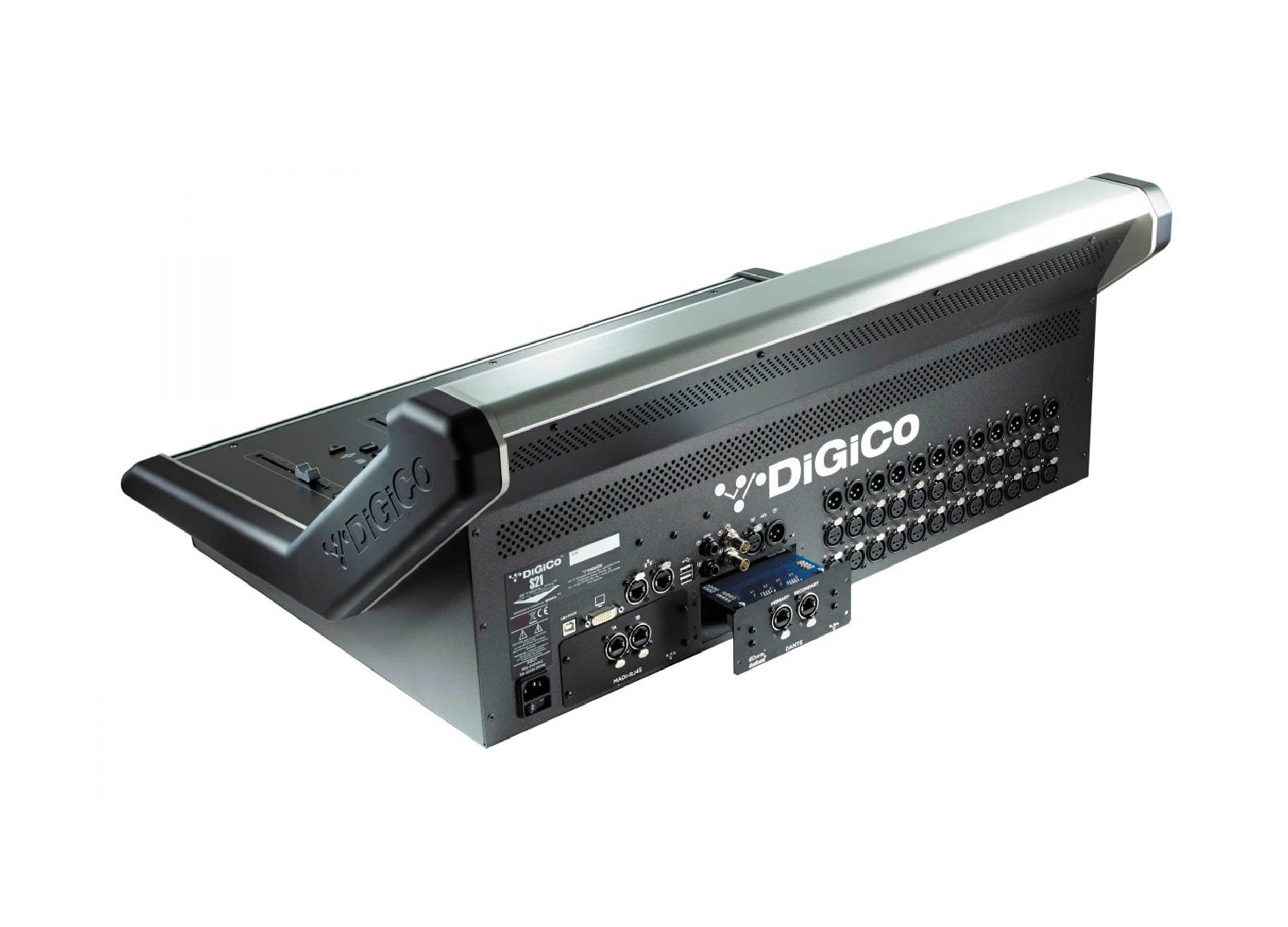 DiGiCo X-S21-168D-RP Digital Console with Live Stage48 Dante Rack Pack
