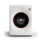 Palmer PORBIT11WUS Active 3-Way Studio Monitor with 1000W Class-D Amp and Dual 8" Woofers-White